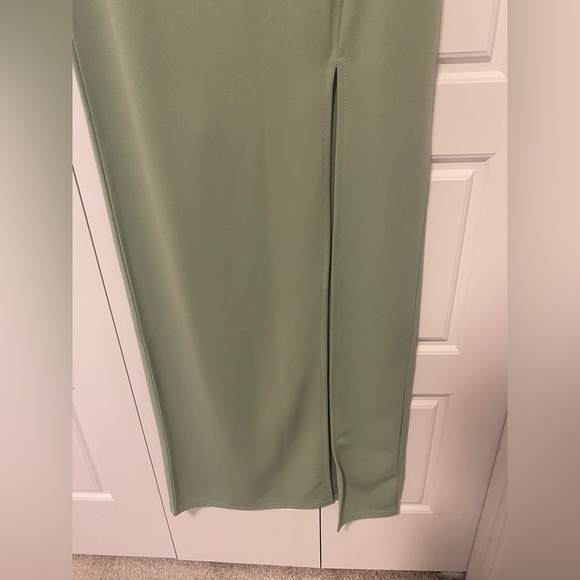 Nastygal Slits Bandeau Midi/Maxi Dress new with tags - Picture 2 of 4